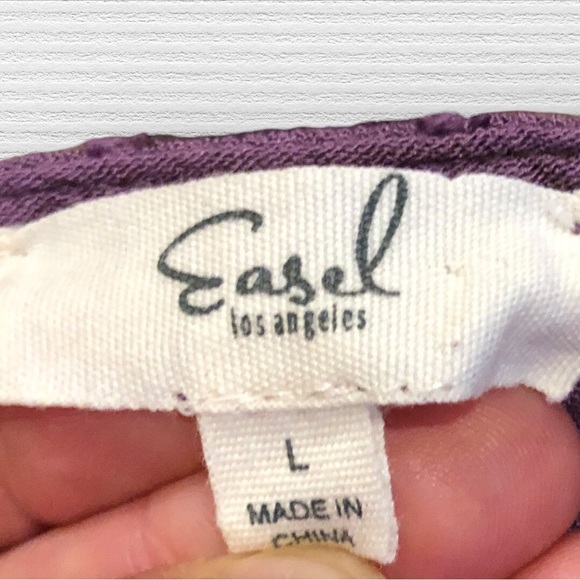 Easel | Swiss Dot | Flowy | Blouse - Picture 2 of 5